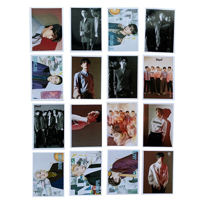 16Pcs/Set Kpop DAY6 New Album The Book The Demon Groups Members Photo LOMO Card Portray Photo Postcards