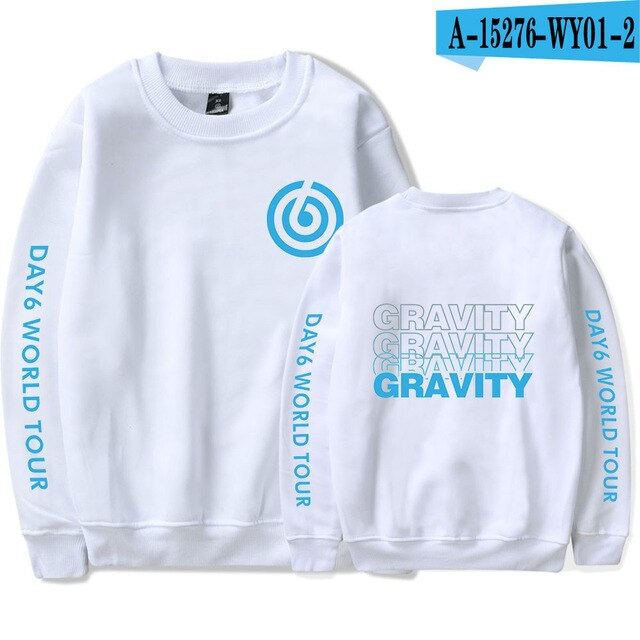 kpop day6 world tour gravity concertame unisex fleece/thin pullover Sweatshirt