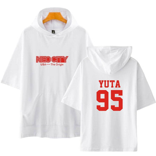 Kpop Newest K-POP KPOP NCT 127 NCT127 USA Concert Same Neo City All Member Name Printed Hooded Short Sleeve T Shirt Women/men Korean Clothes that you'll fall in love with. At an affordable price at KPOPSHOP, We sell a variety of K-POP KPOP NCT 127 NCT127 USA Concert Same Neo City All Member Name Printed Hooded Short Sleeve T Shirt Women/men Korean Clothes with Free Shipping.