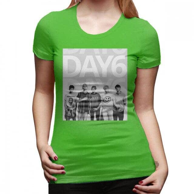 Kpop Newest Kpop Day6 T-Shirt Day6 T Shirt Short-Sleeve Funny Women tshirt Graphic Street Style Green Plus Size 100 Cotton Ladies Tee Shirt that you'll fall in love with. At an affordable price at KPOPSHOP, We sell a variety of Kpop Day6 T-Shirt Day6 T Shirt Short-Sleeve Funny Women tshirt Graphic Street Style Green Plus Size 100 Cotton Ladies Tee Shirt with Free Shipping.