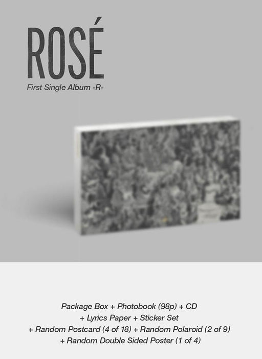 KPop Album ROSÉ - 1ST SINGLE ALBUM [-R-]