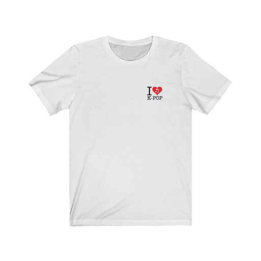 I Love Kpop Badge Unisex T-Shirt - Kpopshop