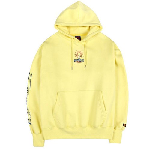 EXO BAEK HYUN streetwear Yellow hoodies Korean Women/Men Long-sleeved Casual hooded Sweatshirt female fans clothes