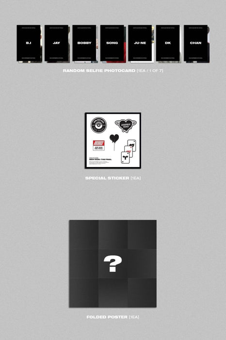 Kpop Album -iKON Mini Album [NEW KIDS : THE FINAL] Random Ver