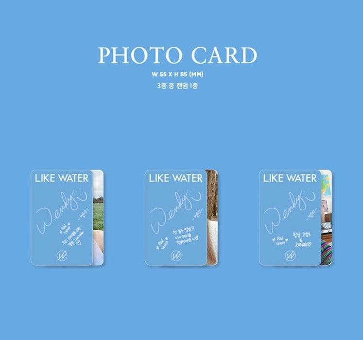 KPop Album WENDY RED VELVET 1st Mini Album [Like Water]