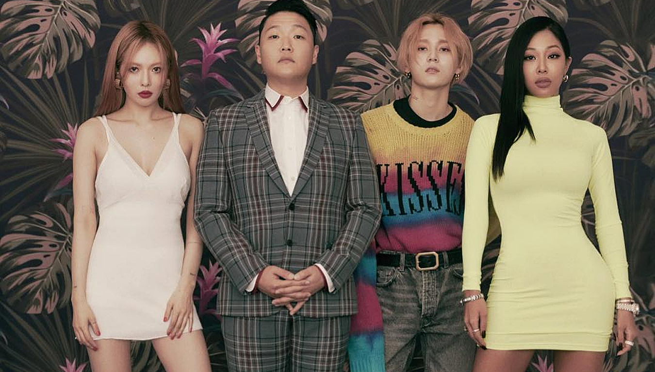 P-NATION unveils new official profile photos of HyunA, Hyojong, Jessi and PSY
