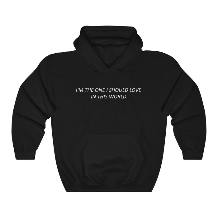 I'm The One I Should Love In This World Hoodie - Trendy Winter Kpop Hoodies - Kpop Hooded Sweater