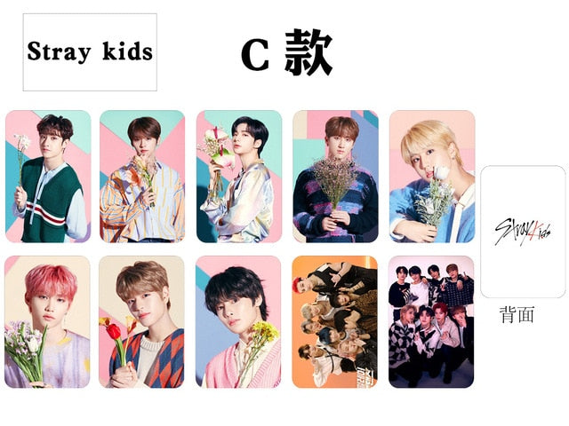 10pcs/set Kpop Stray Kids Photocard New Arrivals HD photo Double side print K-pop stray kids Lomo Cards new arrivals