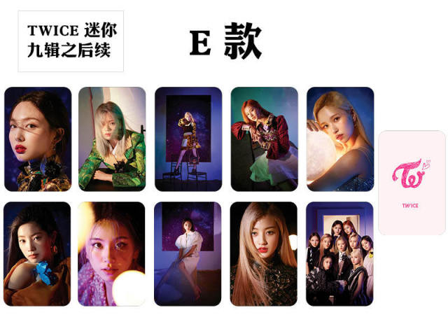 10pcs/set Kpop TWICE photocard New photo album Lomo Cards High qualityi HD Double side print K-pop TWICE For fans collection