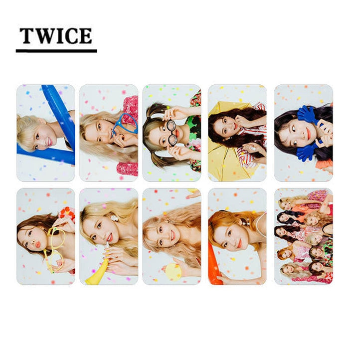 10pcs/set Kpop TWICE photocard New photo album Lomo Cards High qualityi HD Double side print K-pop TWICE For fans collection