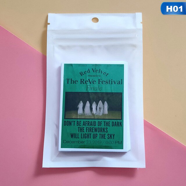 16Pcs/set KPOP Red Velvet Girls Album HD Photo Card PVC Cards Self Made LOMO Card Photocard