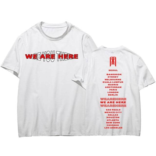 Kpop Newest 2019 Kpop MONSTA X WE ARE HERE T Shirt Women World Tour Vocal Concert Tshirt Tee Shirt Femme Clothes New Style 4xl Merchandise that you'll fall in love with. At an affordable price at KPOPSHOP, We sell a variety of 2019 Kpop MONSTA X WE ARE HERE T Shirt Women World Tour Vocal Concert Tshirt Tee Shirt Femme Clothes New Style 4xl Merchandise with Free Shipping.