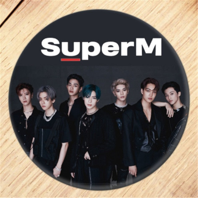 SuperM Brooch Pin KAI MARK TEN Badges For Clothes Backpack Decoration Jewelry