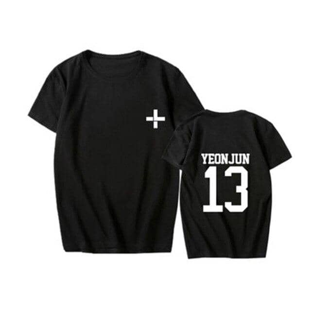 New Kpop TXT Called Tomorrow X Together YEONJUN SOOBINs T Shirts Hip-hop Sleeve T-shirts - Kpopshop