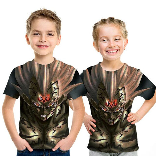 Kids Dragon Ball Z 3D Anime Goku Vegeta T-shirts Dragonball Shirt Super Saiyan Vegeta Children - Kpopshop