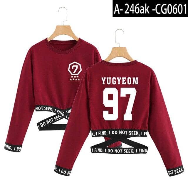 Kpop Newest 2019 got7 T-Shirts Summer kpop T shirt crop top women clothes 2019 korean style women long sleeve Fashion tops streetwear that you'll fall in love with. At an affordable price at KPOPSHOP, We sell a variety of 2019 got7 T-Shirts Summer kpop T shirt crop top women clothes 2019 korean style women long sleeve Fashion tops streetwear with Free Shipping.