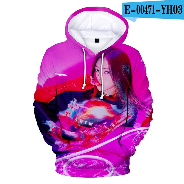 2020 New Arrival ITZY 3D Hoodies Men/women Autumn Winter Fashion Harajuku Sweatshirts 3D Print ITZY Hip Hop Creative Hoodie Tops