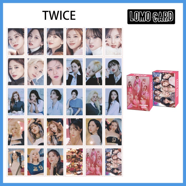 2022 NEW 54pcs/set TWICE Postcard Photo Lomo Cards New Album FORMULA OF LOVE THE FEELS TASTE OF LOVE Cards Kpop TWICE Photocards