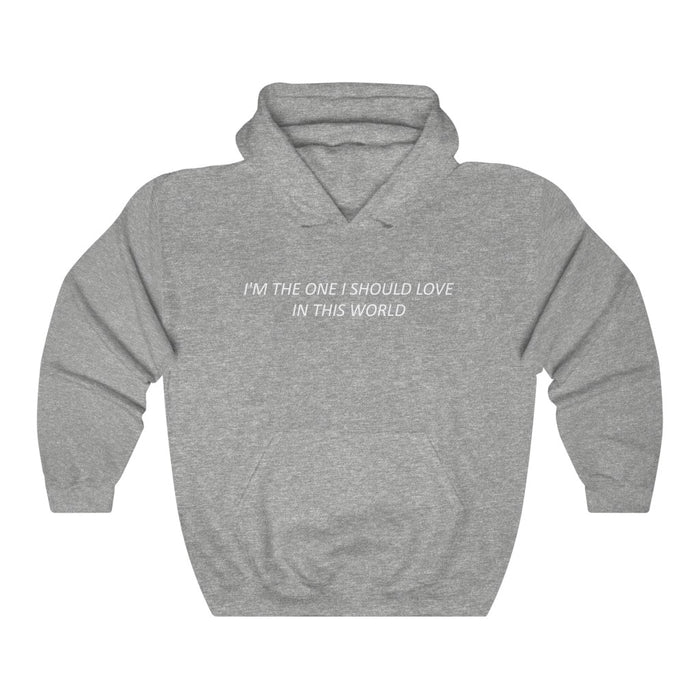 I'm The One I Should Love In This World Hoodie - Trendy Winter Kpop Hoodies - Kpop Hooded Sweater