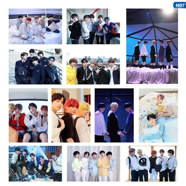 27Pcs/Set Kpop Astro Day6 MONSTA X NCT TXT Self Made Paper Lomo Card  Photocard Fans Gift Collection