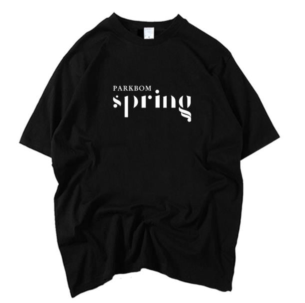 2ne1 park bom spring album same printing o neck t-shirt