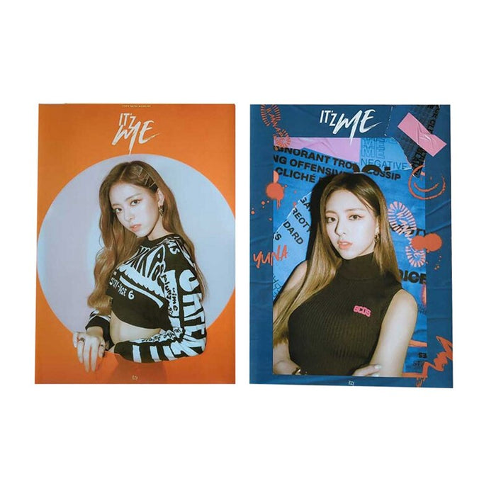 2pcs ITZY Kpop Posters Korean Singers IT'z ME Poster Prints Clear Image Well Hanging Home Decoration