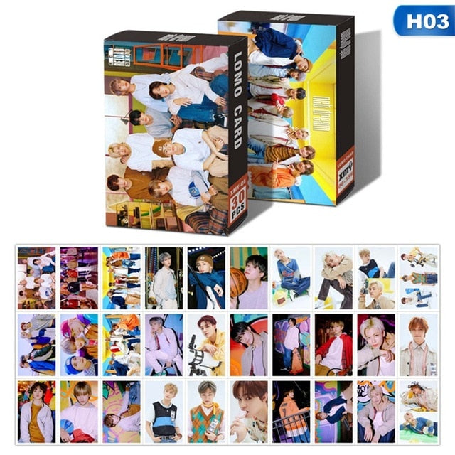 30PCS/Set KPOP ENHYPEN NCT 2020 NCT DREAM Photocard RESONANCE PT.1 New Album HD Photo LOMO Card For Fans Gift Collection