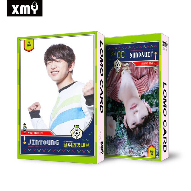 30pcs/set Kpop GOT7 lomo card HD high quality print Photo album card for fans K-pop GOT7 Photocard for fans gift New arrivals