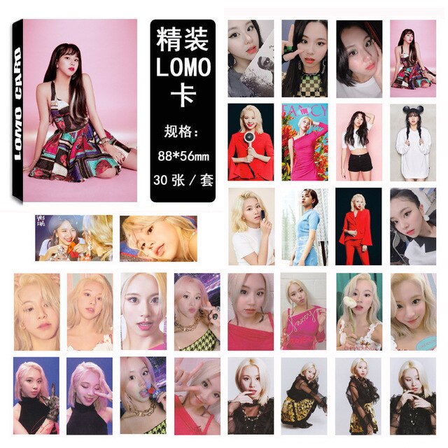 30pcs/set Kpop TWICE Photocard set FANCY YOU album HD good quality lomo Photo card twice kpop fans collection new arrivals