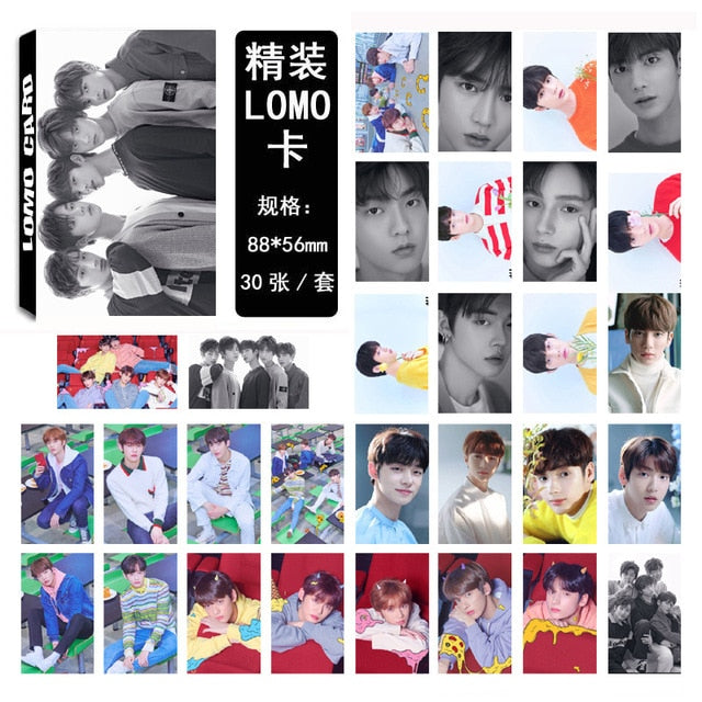 30pcs/set Kpop TXT Photocard Group single Lomo card high quality HD print for fans collection K-pop TXT poster photo cards