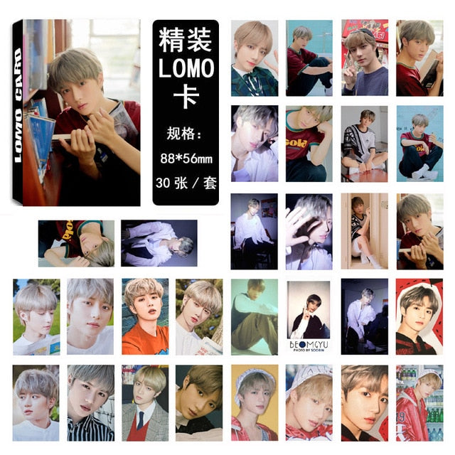 30pcs/set Kpop TXT Photocard Group single Lomo card high quality HD print for fans collection K-pop TXT poster photo cards