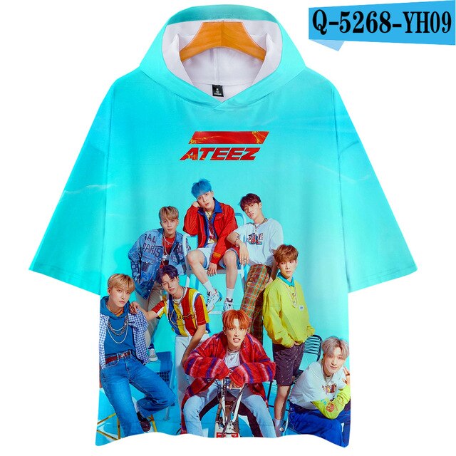 3D ATEEZ k-pops Women/Men Tshirts software T shirt - Kpopshop