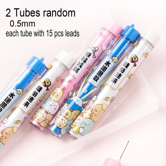 3X Cute Sushi Family Press Automatic Mechanical Pencil With Eraser School Office Supply Student Stationery