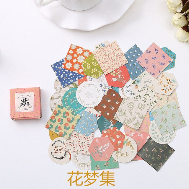 40 PCS/box Mini Cartoon Paper Sticker Decoration Decal DIY Album Scrapbooking Seal Sticker Kawaii Stationery Gift