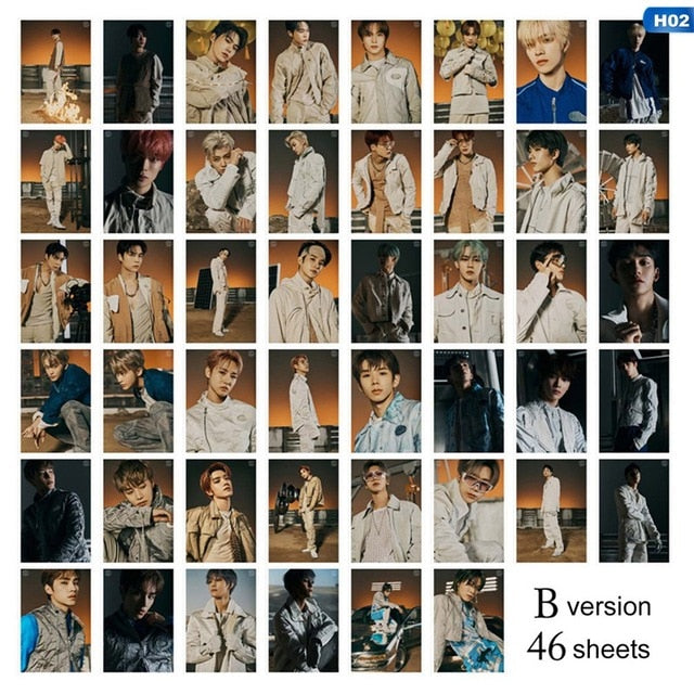 46pcs/set 2020 NCT LOMO Card High Quality Photo Album Card For Fans Collection Kpop NCT 127 Dream Photocard New Arriv