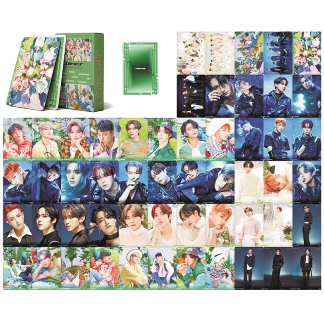 54CS/Set Kpop ATEEZ New Album Zero:fever Part 3 LOMO Cards HD Printed Postcard Photo Cards for Fans Collection Gift Accessories