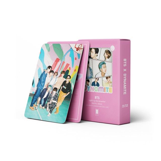54PC KPOP Boys Photocard Album SPEAK YOURSELF Self Made Paper Card Lighes/Boys With Luv Photo Cards Poster  DREAM SK