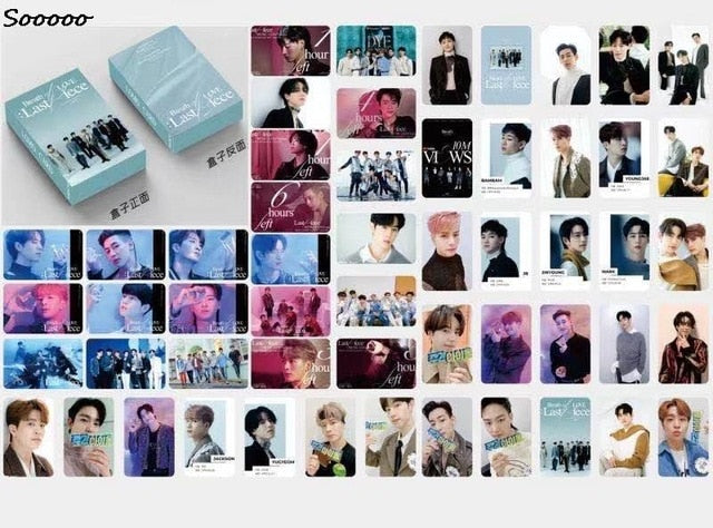 54pcs/set Kpop Lomo card Stray kids GOT7 TWICE NCT RESONMICE PT.2 HD Photo Print Album Photocard