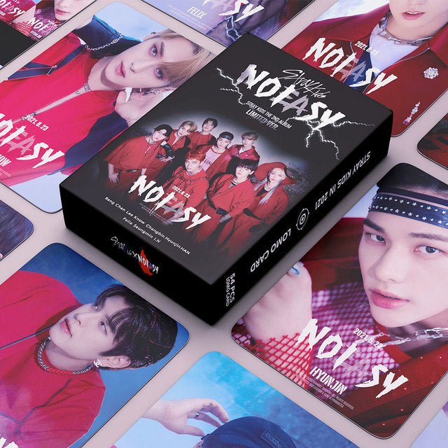 54pcs/set Kpop Stray Kids CIRCUS ODDINARY NOEASY New Album Lomo Cards High Quality HD Double Side Print Photo Straykids Cards