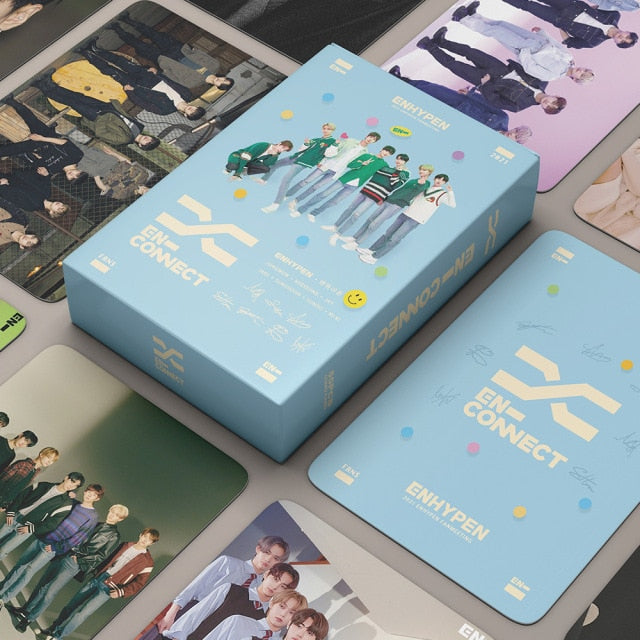 55pcs / Kpop ENHYPEN Lomo Cards New Photo Album DIMENSION : DILEMMA Enhypen Photocard for Fans Collection HD Photo card