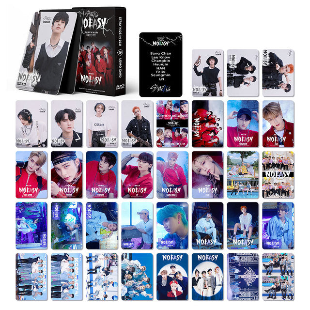 55pcs/set Kpop Stray Kids Lomo Cards ODDINARY New Album Boys Photocards