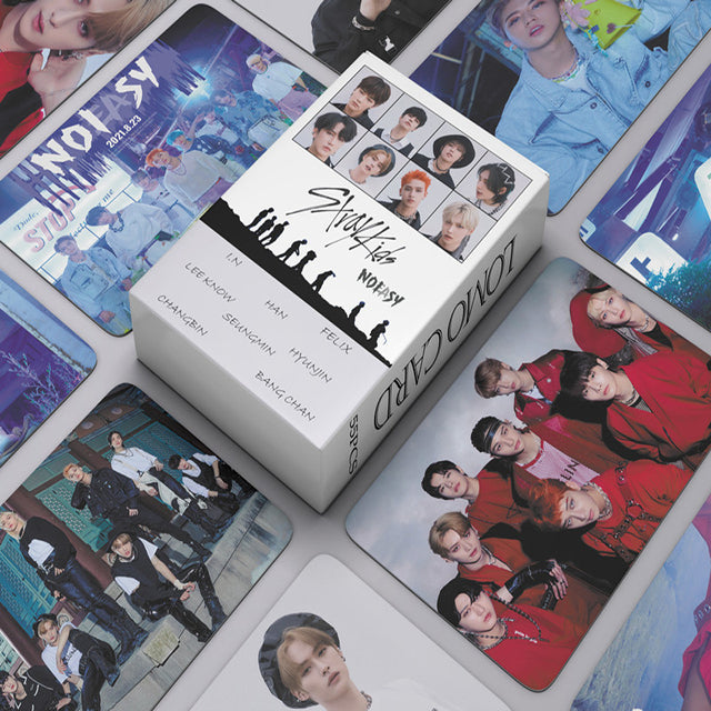 55pcs/set Kpop Stray Kids MANIAC CIRCUS NO EASY Album Lomo Cards Photocards