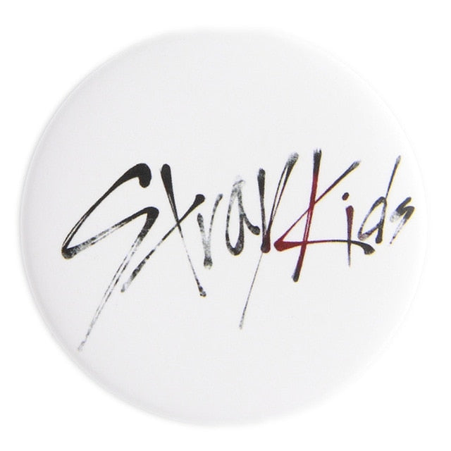 5cm 1 Pcs Kpop Straykids New Album GO Sheng Pins Badge Red Album Pin Brooch Accessories For Clothes Hat Backpack Decoration