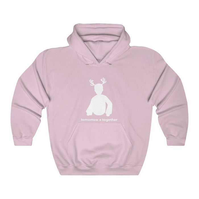 Txt White Background Hoodie - TXT Hoodies - TOMORROW X TOGETHER Pullover Hoodie