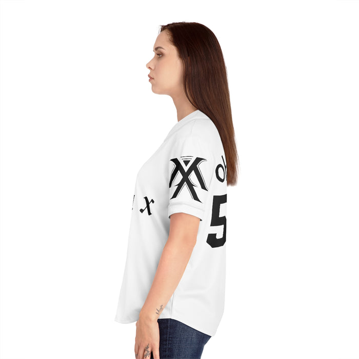 MONSTA X With The Same Baseball Uniform T-shirt Men And Women Loose Couples Open Shirt