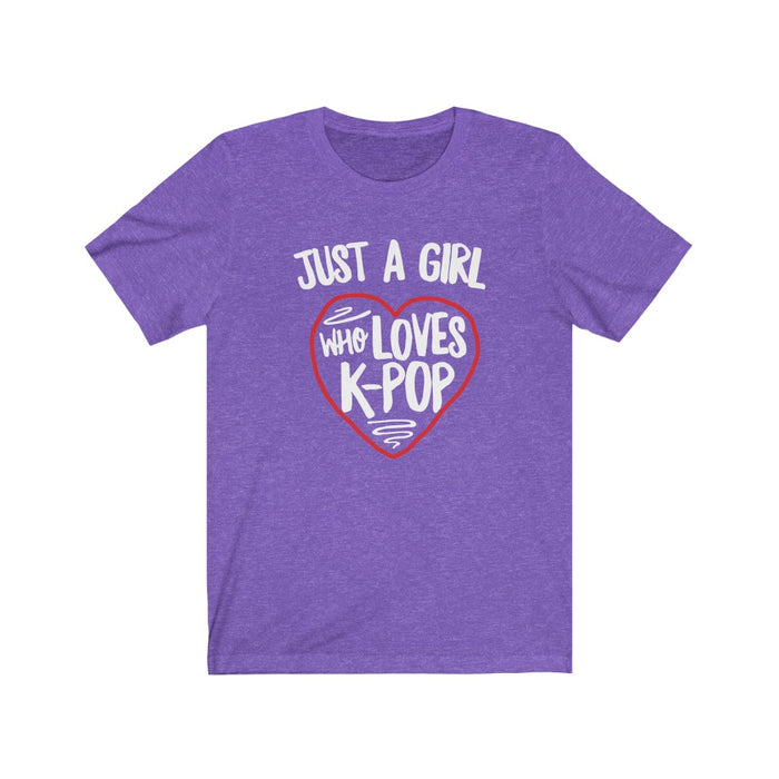 Just A Girl Who Loves K-Pop  T-Shirt - Trendy Kpop T-shirts - Kpop Classic T-Shirt