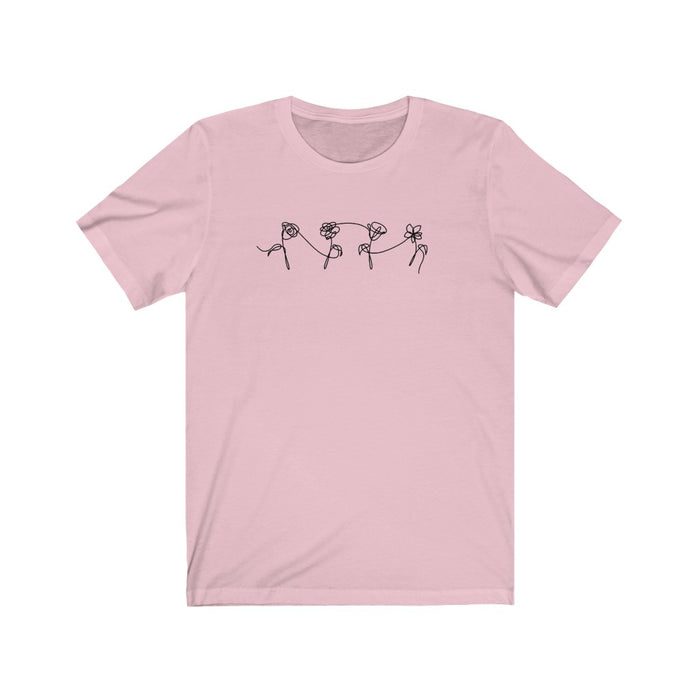 Rose Flower T-Shirt - Trendy Kpop T-shirts - Kpop Classic T-Shirt