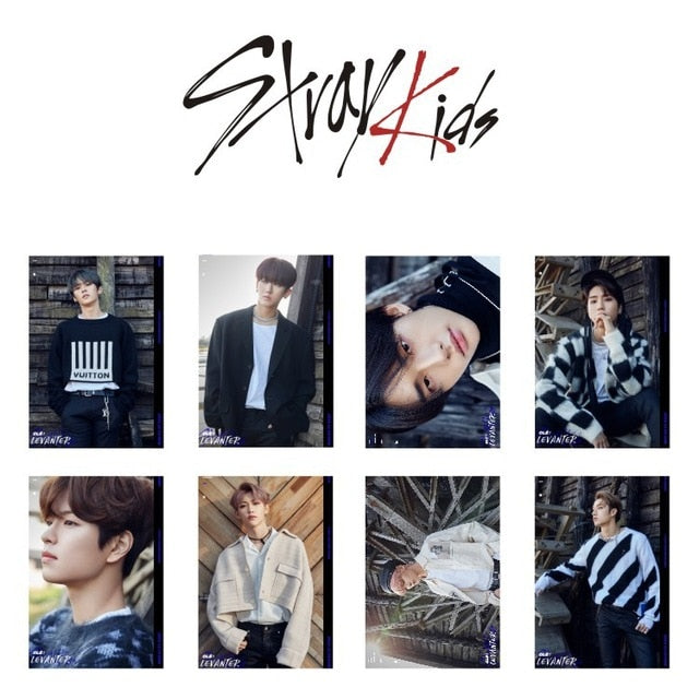 8pcs/set Stray Kids Photocard For fans collection New Album photo card K-pop straykids lomo cards high quality kpop supplies