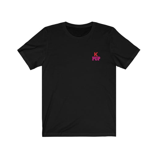 High-Quality Pink Kpop Logo Badge Unisex T-Shirt - Kpopshop