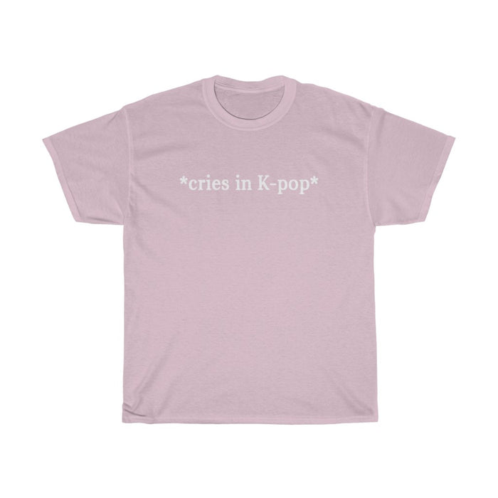 Cries In K-Pop T-Shirt - Trendy Kpop T-shirts - Kpop Classic T-Shirt